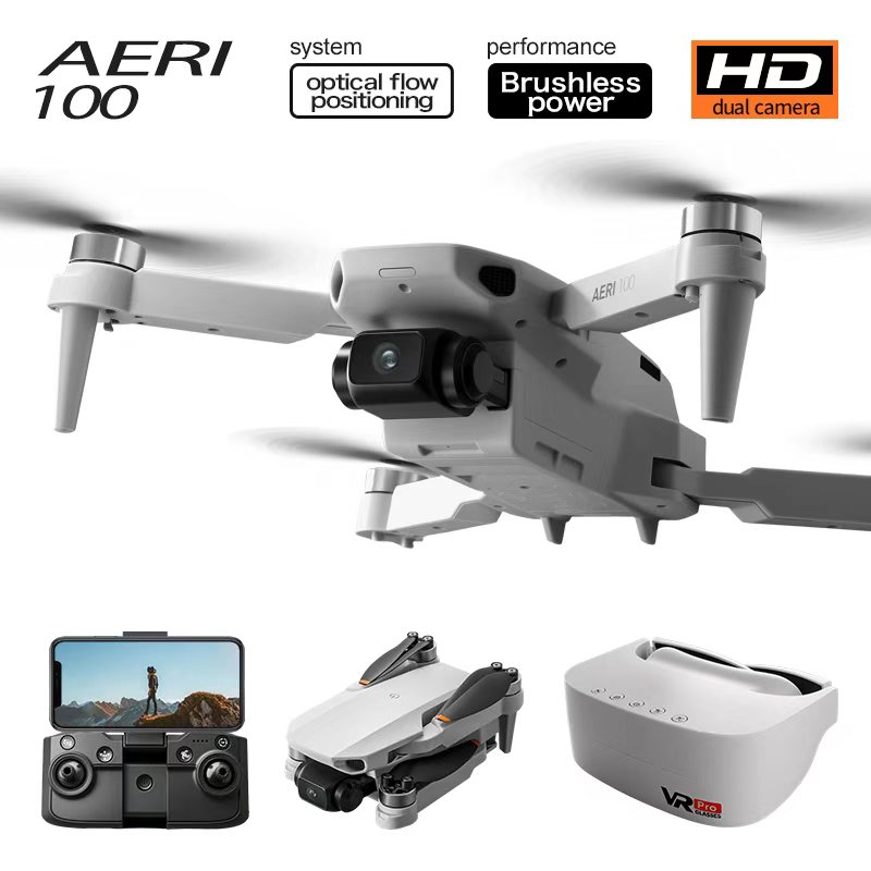 Drone Smart Rc Foldable - Aeri 100 Drone Lipat RC Motor