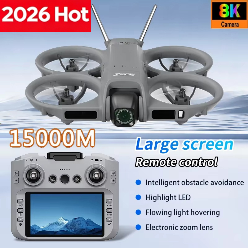 Drone Smart Rc Foldable - Drone GPS Lipat 2026 Z906 8K