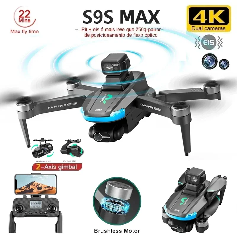 Drone Rc With Screen - Drone MINI S9S MAX Baru 4K