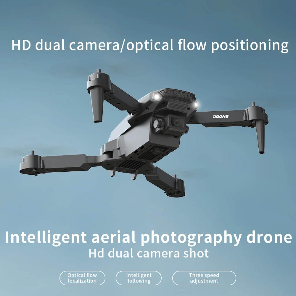 Drone Smart Rc Foldable - Drone Fotografi Udara E88 4K HD,