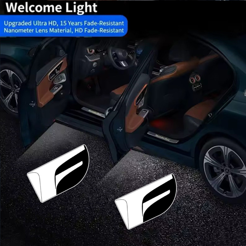 Drone Lidi Rc - Lampu Proyektor LED HD Pintu Mobil