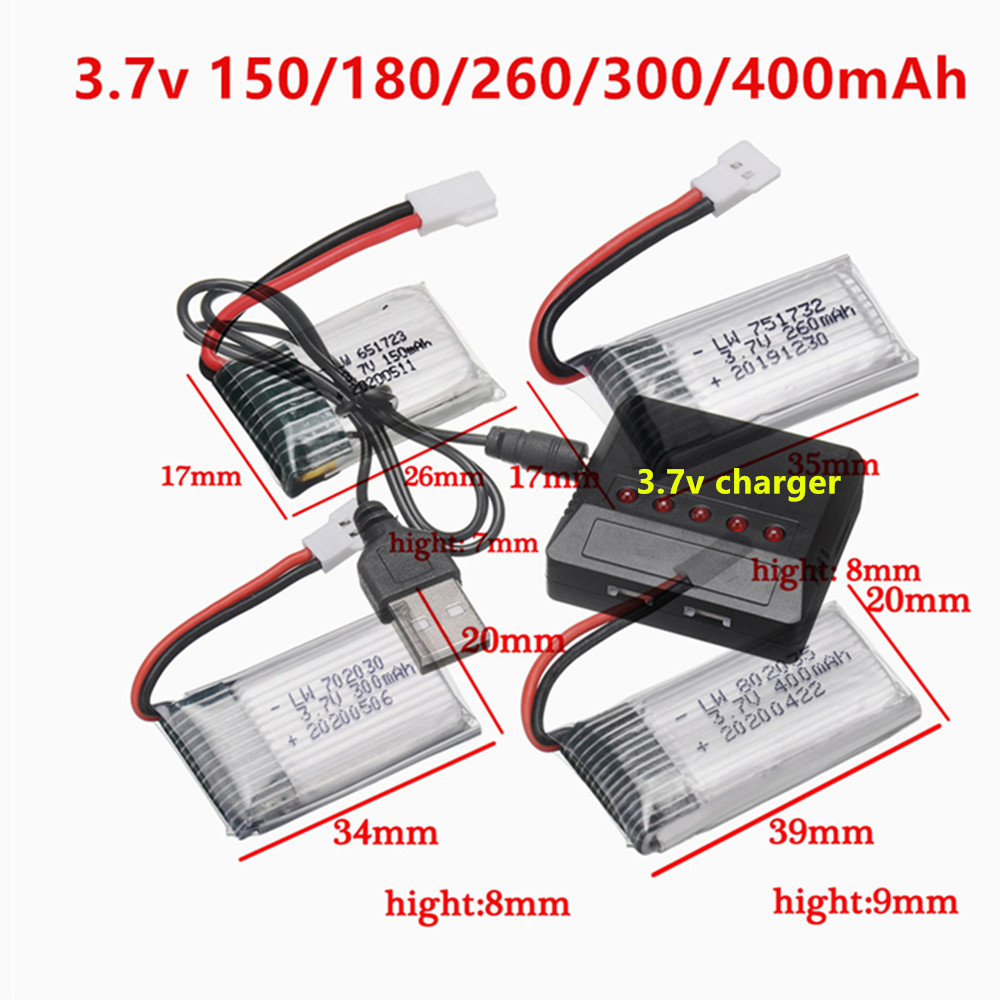 Drone F22 Rc - Baterai Lipo Isi Ulang 3.7V untuk