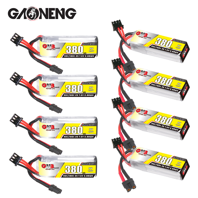 Dron Rc Quadcopter - Baterai Lipo GNB 2S 7.6V 380mAh