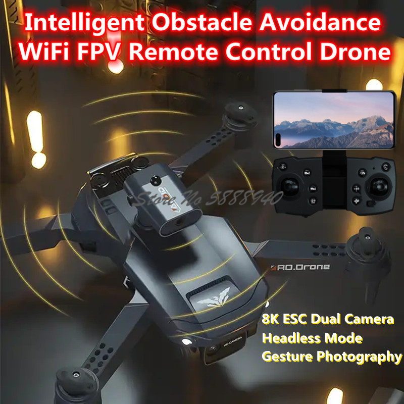 Drone Smart Rc Foldable - Drone Remote Control FPV WIFI Lipat