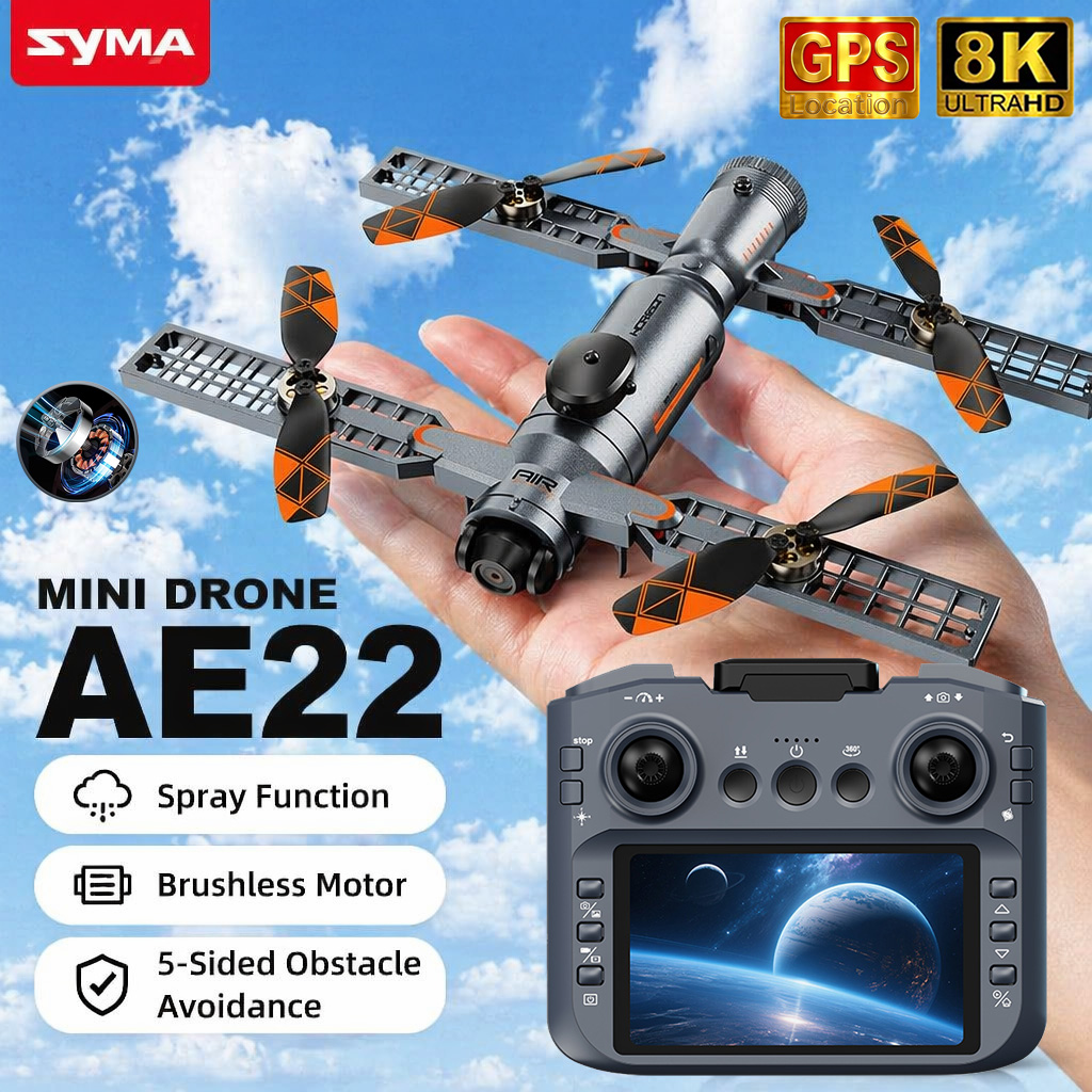 Drone Rc Price - Drone Lipat AE22 8K Dual Kamera
