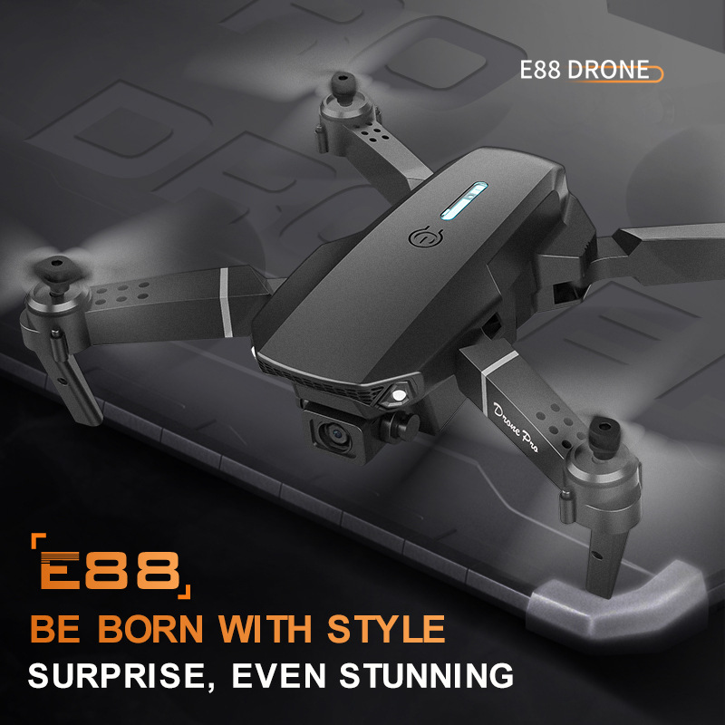 Drone Smart Rc Foldable - 2026 Profesional E88 Mini Quadcopter RC