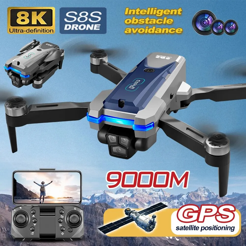 Drone Rc With Screen - S8S Drone lipat 5G Wifi 8K