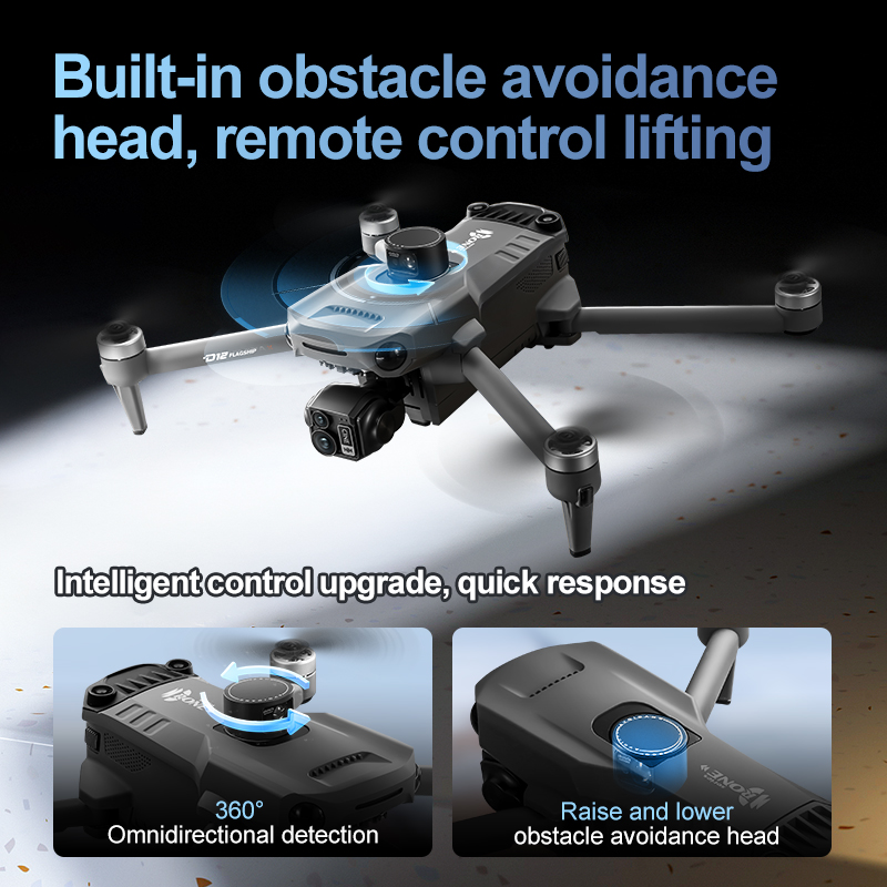 Drone RC Quadcopter 8K 3 Axis  - Drone Rc With Screen ulasan dan harga