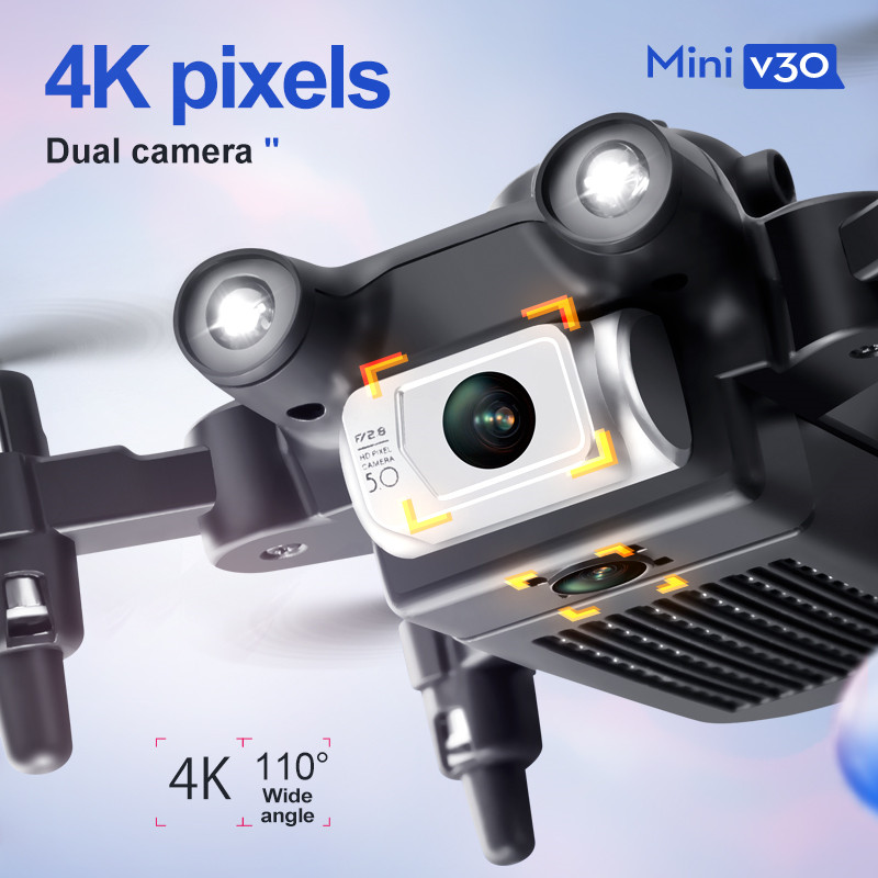 Drone FPV Mini V30 WiFi, Quadc - Drone Rc With Screen ulasan dan harga