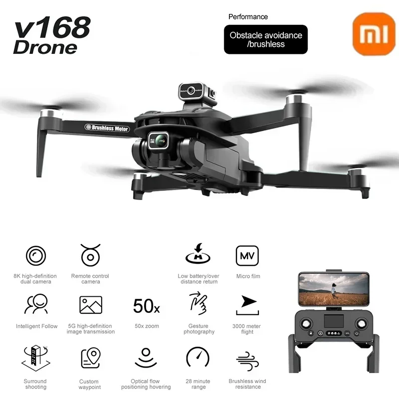 Drone GPS V168 Original Profes - Drone Ls Rc ulasan dan harga