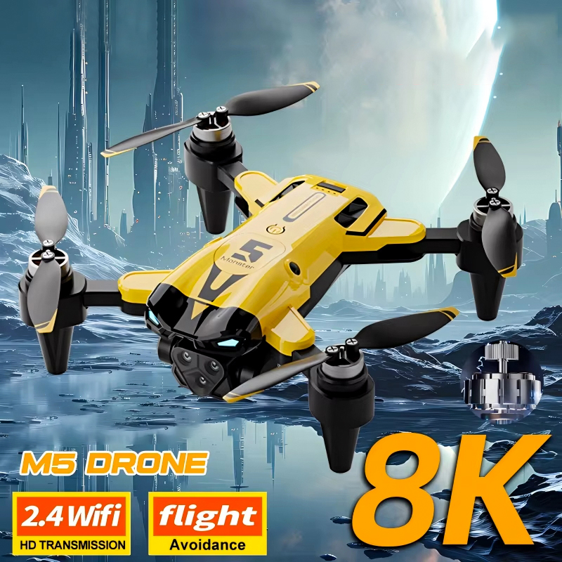 Drone Pintar M5 dengan Kamera, - Drone Smart Rc Foldable ulasan dan harga