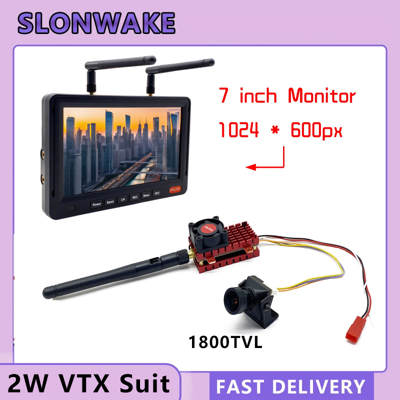 SLONWAKE 5.8G 2W VTX FPV Kamer - Drone Rc With Screen ulasan dan harga