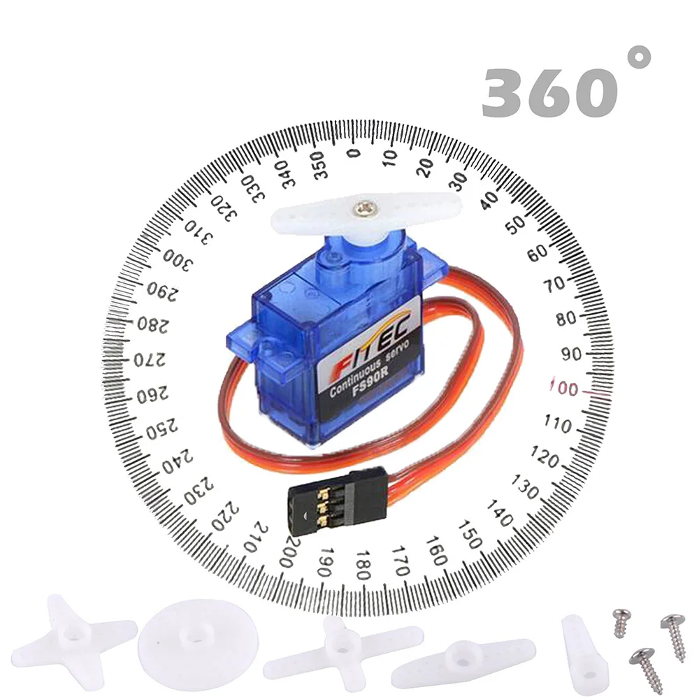 Feetech Mini FS90R mikro Servo - Drone Rc Aircraft ulasan dan harga