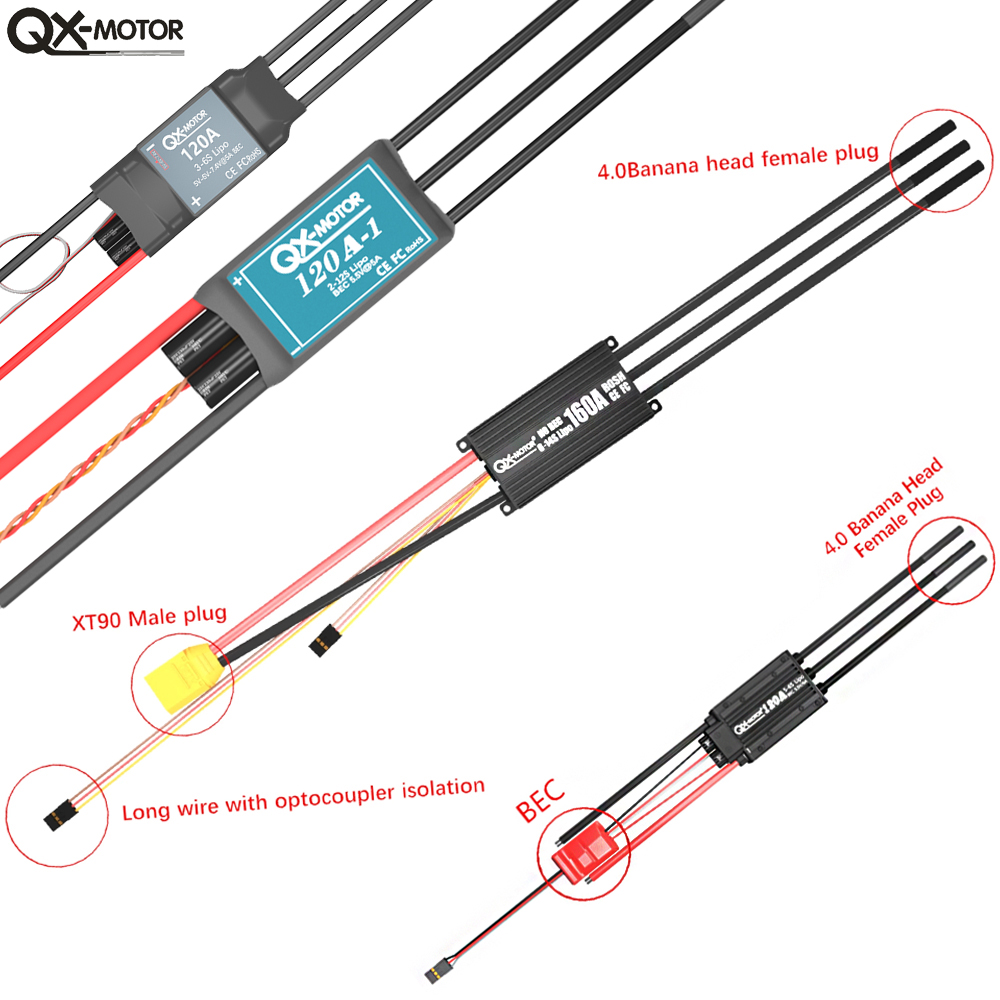 QX-MOTOR Seri ESC Tanpa Sikat  - Drone Rc Quadcopter Controller ulasan dan harga