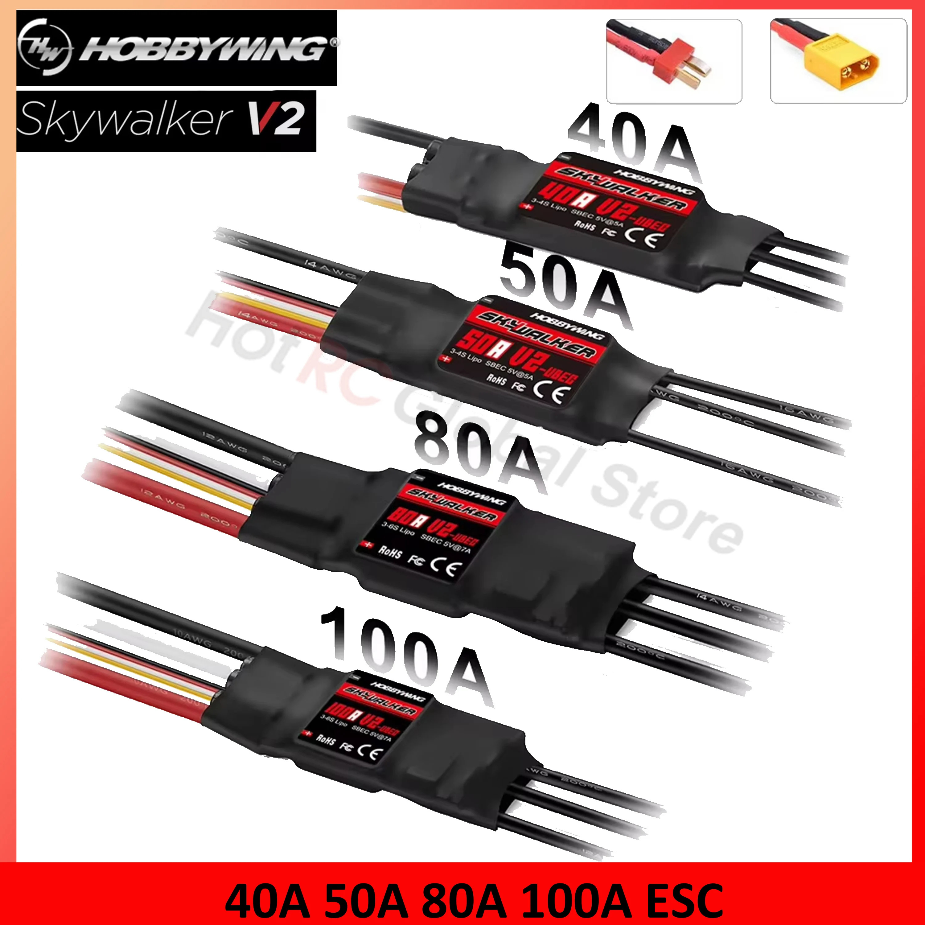 HOBBYWING Skywalker seri V2, k - Drone Rc Quadcopter Controller ulasan dan harga