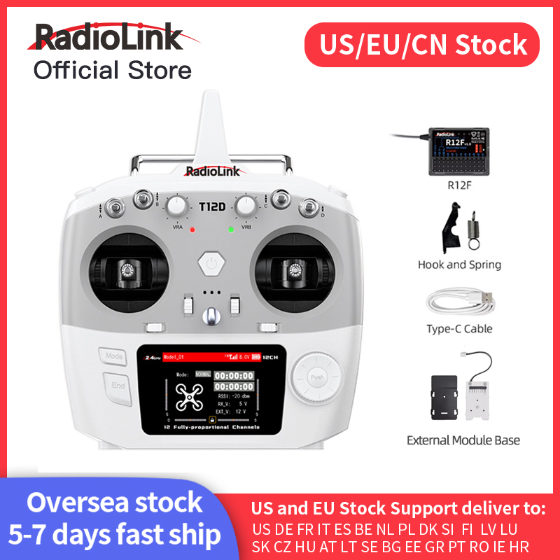 Radiolink T12D ELRS 12 Saluran - Drone Rc Transmitter And Receiver ulasan dan harga