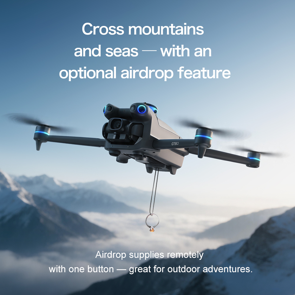 GT60 GPS Foldable RC Quadcopte - Drone Ls Rc ulasan dan harga