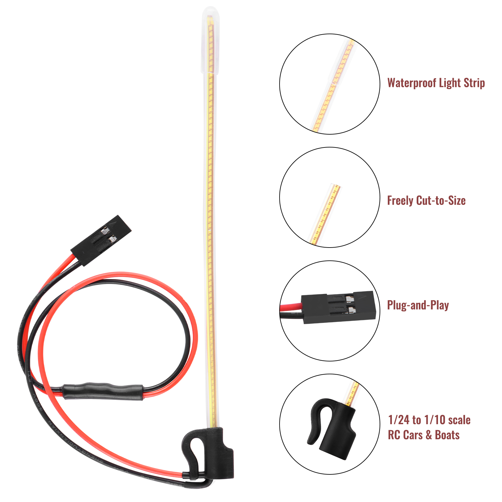 ModRax 2PCS Lampu Antena LED R - Drone Lidi Rc ulasan dan harga