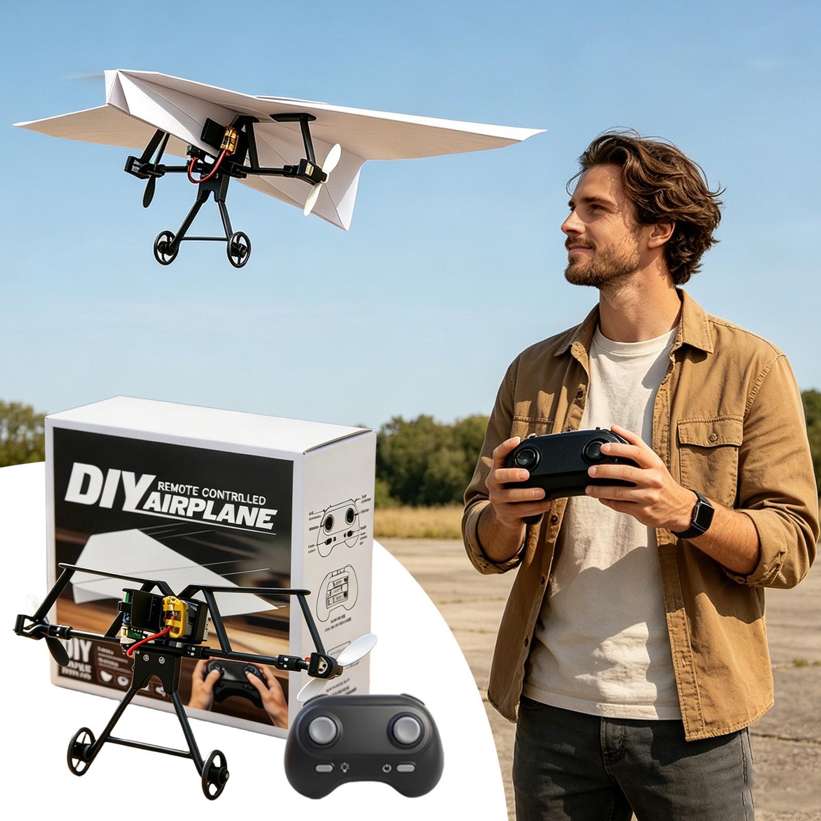 Kit Pesawat Kertas RC DIY Main - Drone Rc Aircraft ulasan dan harga