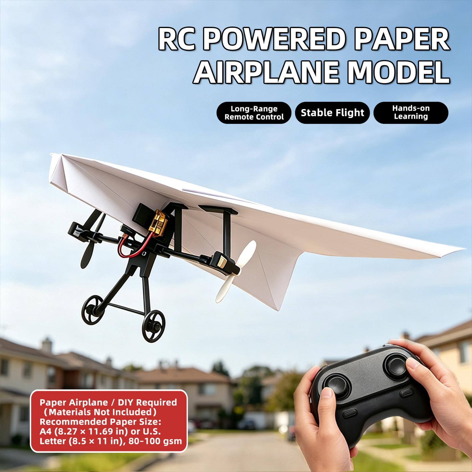 Kit Pesawat Kertas RC DIY Main - Drone Rc Aircraft ulasan dan harga