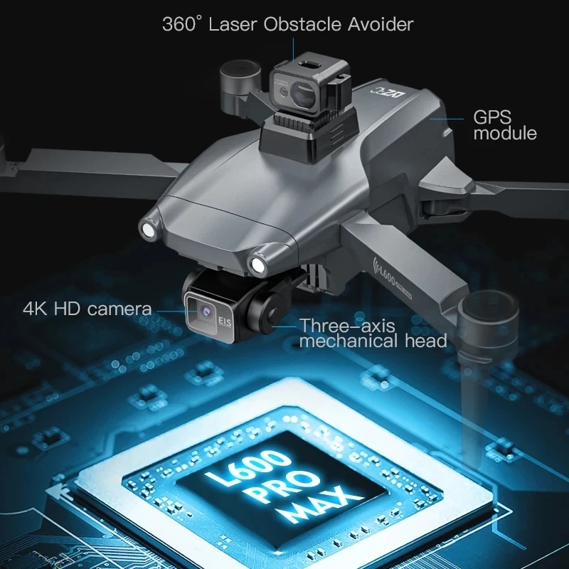 L600 PRO MAX Drone GPS profesi - Drone Rc Fpv Pro ulasan dan harga
