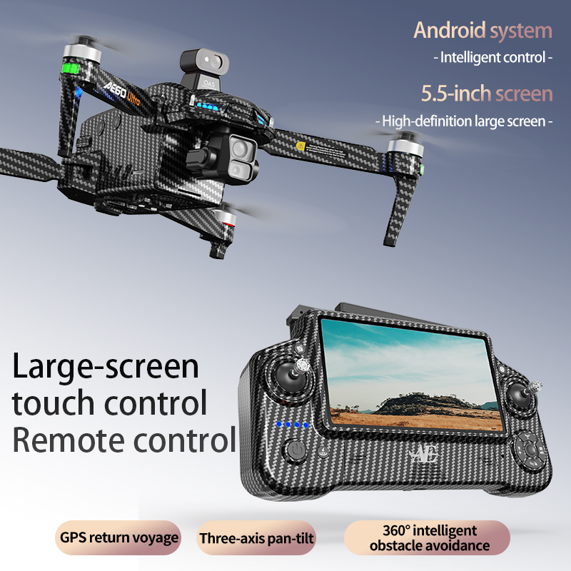 Drone Profesional AE60 GPS Kam - Drone Rc With Screen ulasan dan harga