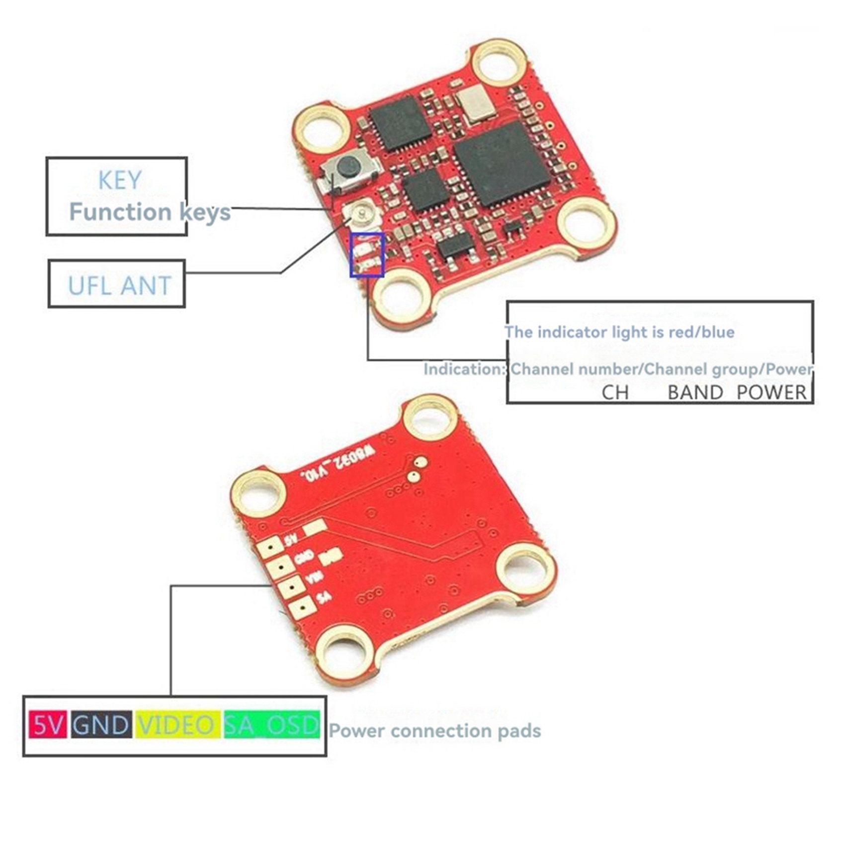 【HOT-PRICE!】2X 5.8G 400Mw VTX  - Drone Rc Price ulasan dan harga