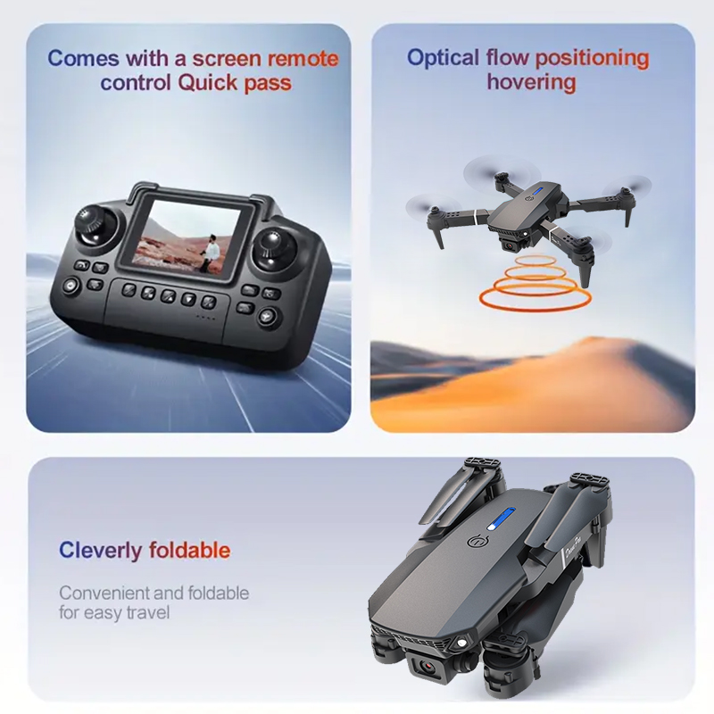 Drone Kamera Lipat Pintar deng - Drone Smart Rc Foldable ulasan dan harga