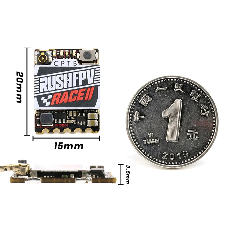 Rushfpv Rush fpv Tank Race2 20 - Vtx Video Transmitter ulasan dan harga