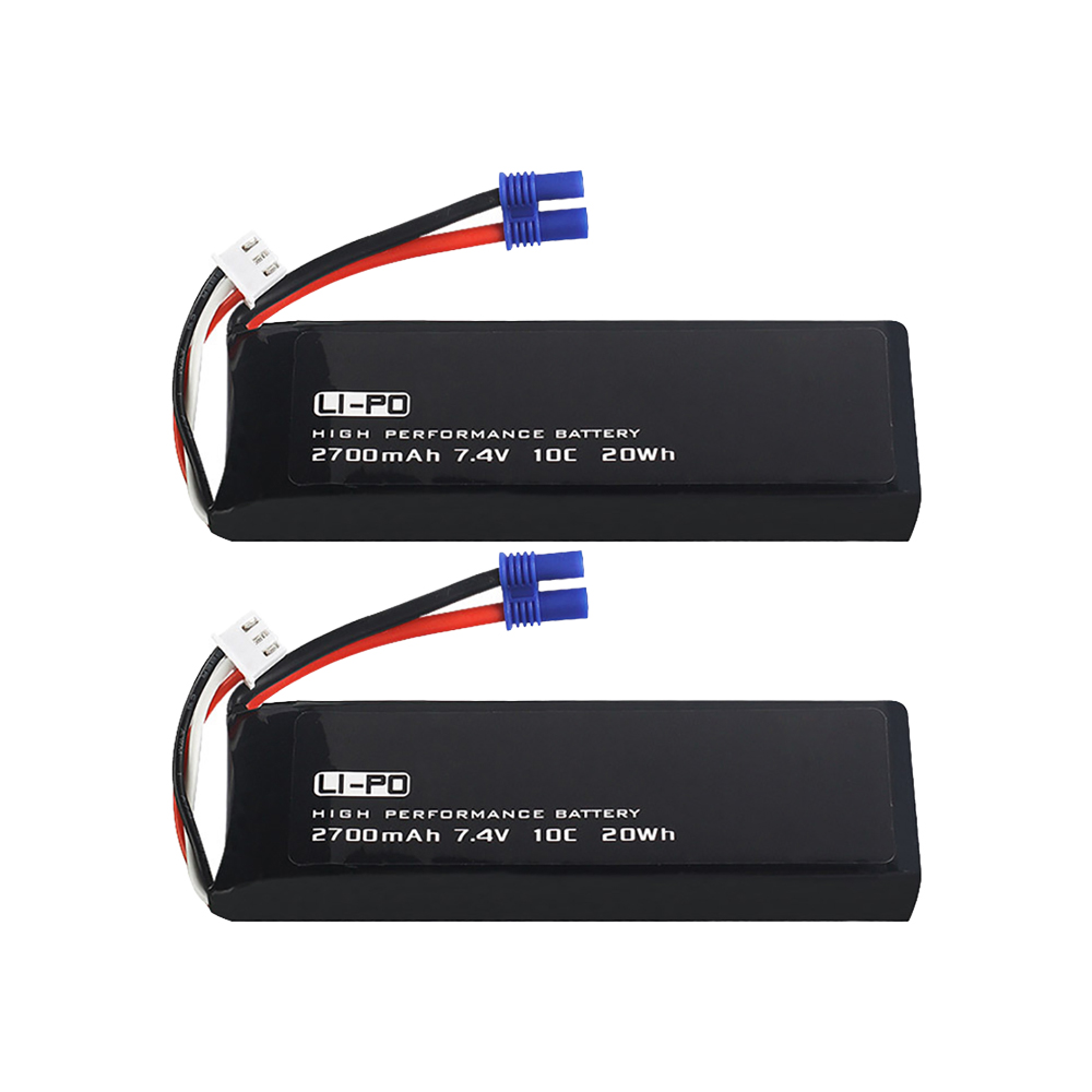 Baterai asli 7.4V 2700mAh 10C  - Dron Rc Quadcopter ulasan dan harga