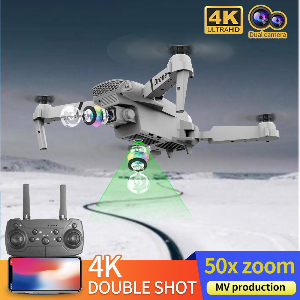 2026 Profesional E88 Mini Quad - Drone Smart Rc Foldable ulasan dan harga