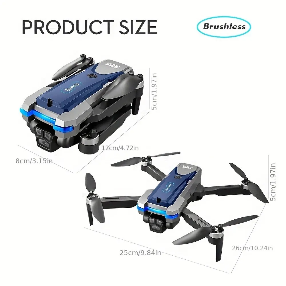 S8S Drone lipat 5G Wifi 8K HD, - Drone Rc With Screen ulasan dan harga