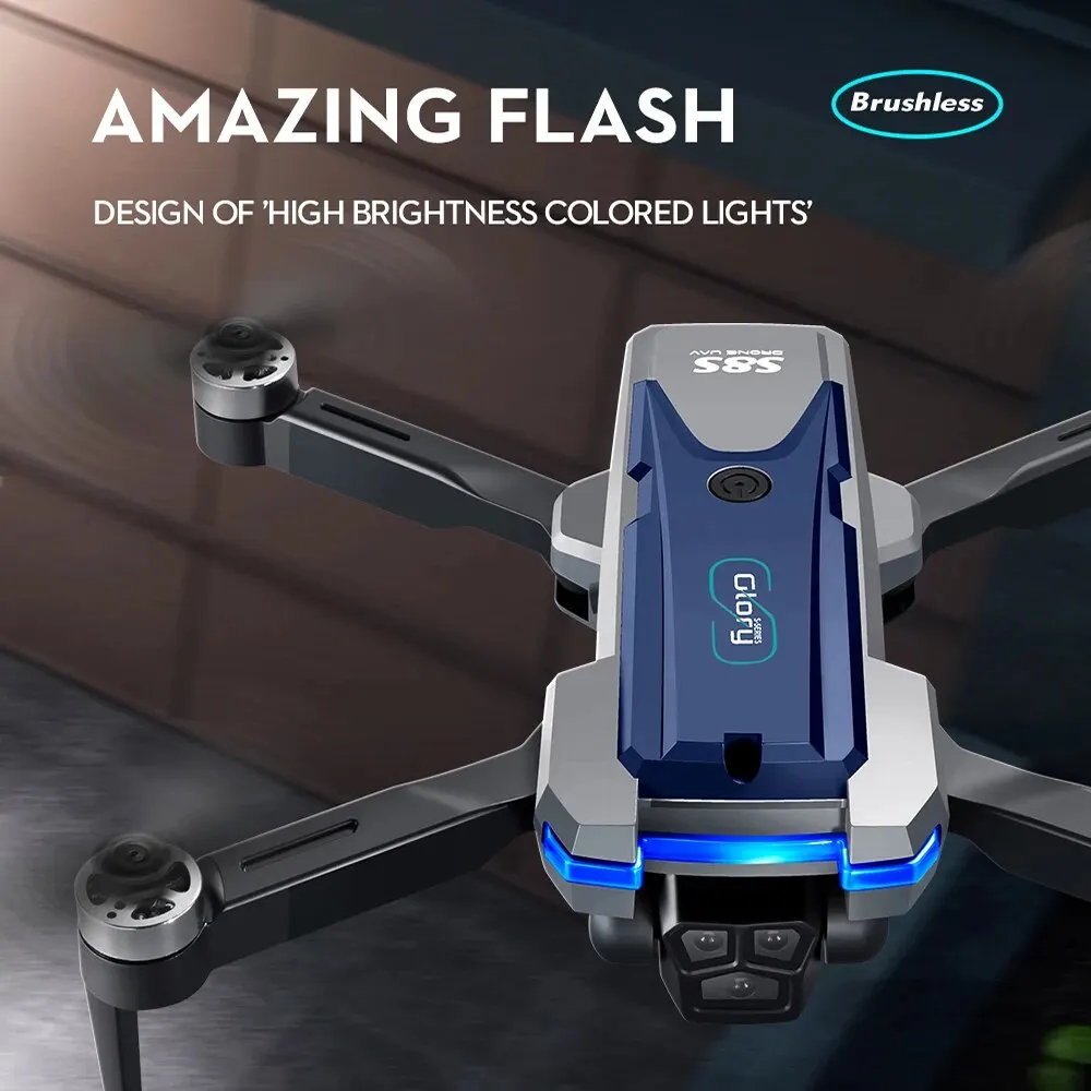 S8S Drone lipat 5G Wifi 8K HD, - Drone Rc With Screen ulasan dan harga